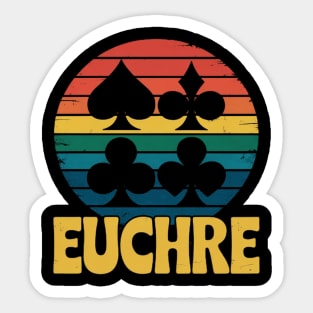 Euchre Euchre Card Board Game Sticker